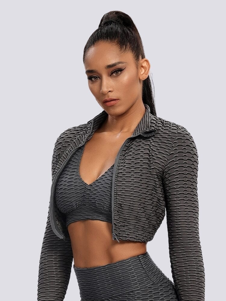 Veste Sport Légère Veste Helanke-Srbija.com sa Gris foncé 