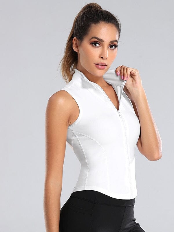 Veste Sport Sans Manche Veste Helanke-Srbija.com sa Blanc 