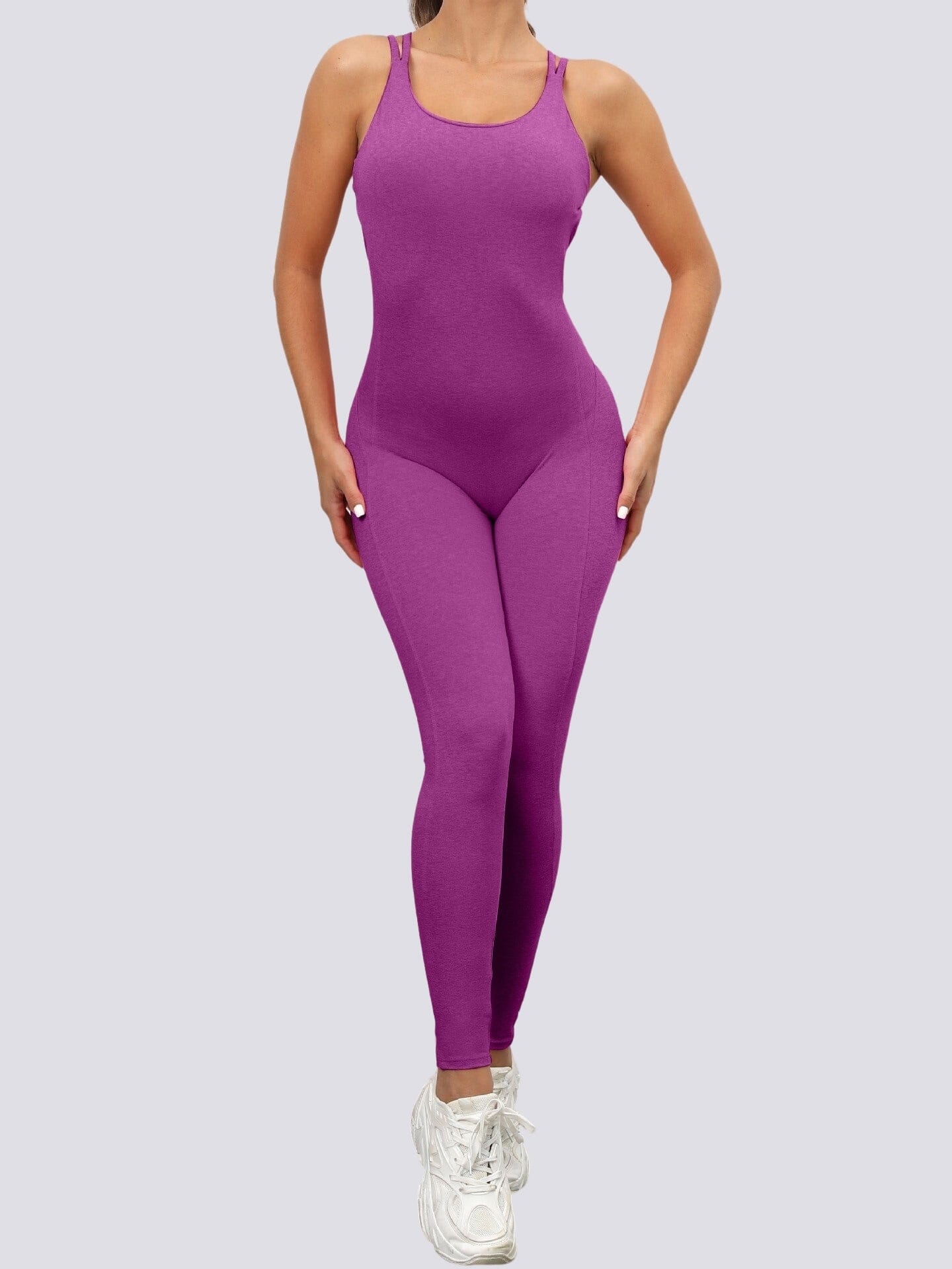 Combinaison Fines Bretelles Sport Combinaison sport Ultime Legging S Violet