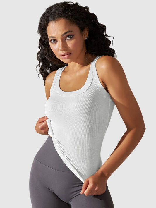 Débardeur Sport Fitness T-Shirt Ultime Legging S Blanc