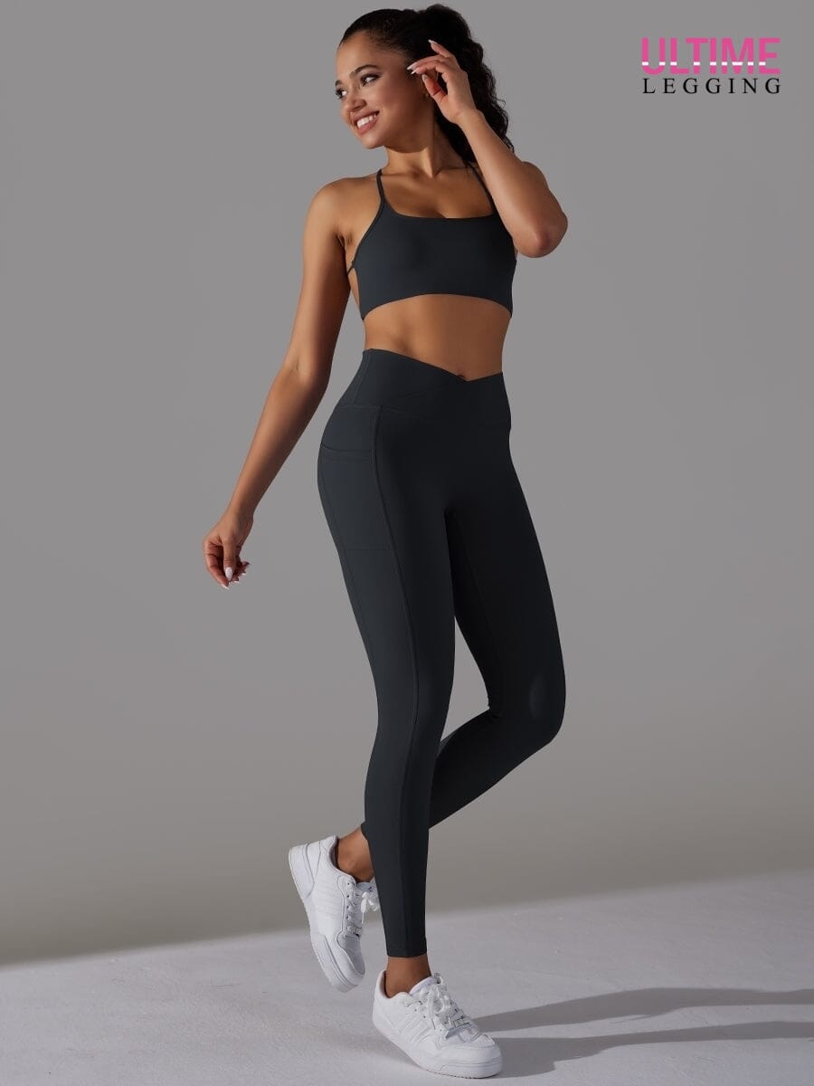 Ensemble Sport Push Up Poches - Fusion - Ultime-Legging Ensemble Sport Ultime Legging XS Noir