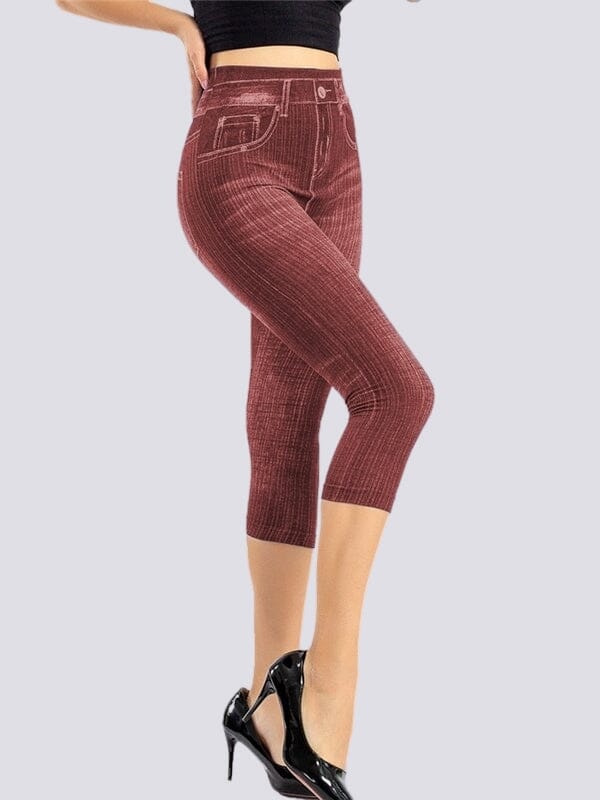 Jegging Court Leggings Ultime Legging S Bordeaux