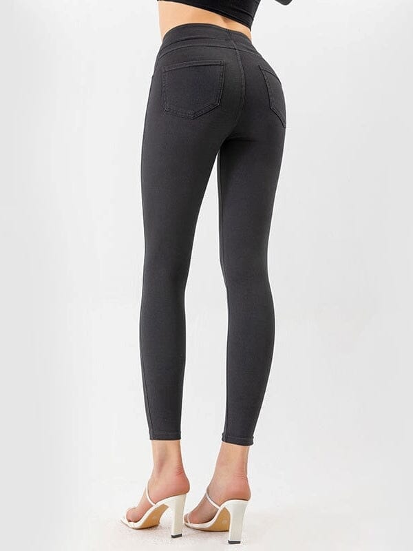 Jegging Gainant Taille Haute Jeggings Ultime Legging XS Noir