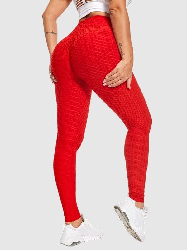 Legging Anti Cellulite Push Up Leggings Ultime Legging XS Rouge