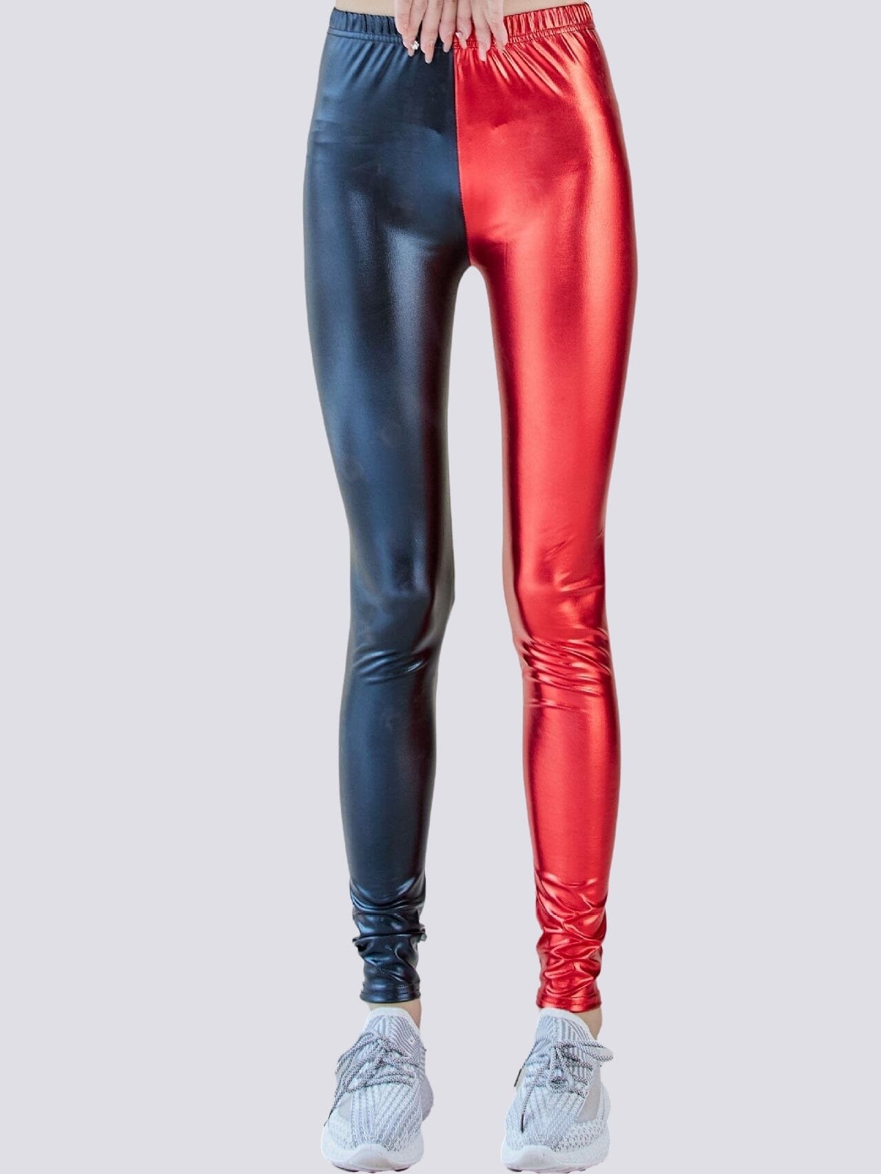 Legging Brillant Leggings Ultime Legging S Noir/Rouge