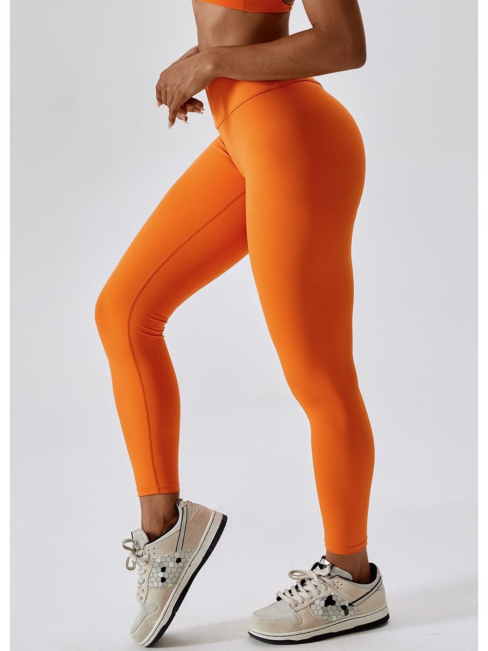 Leggings-vyön myynti tasainen push up (saumaton)