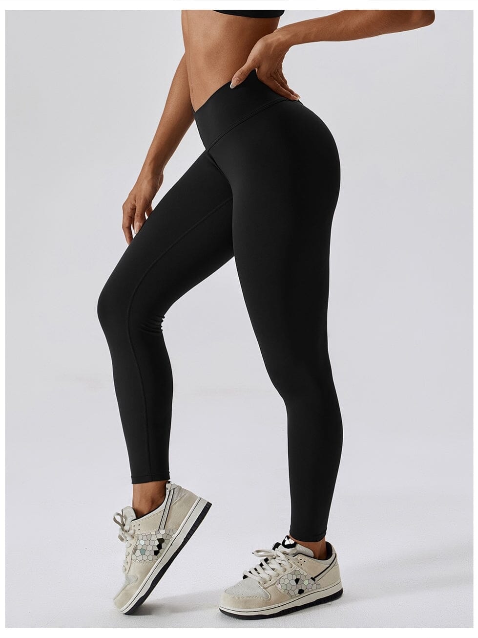 Leggings-vyön myynti tasainen push up (saumaton)