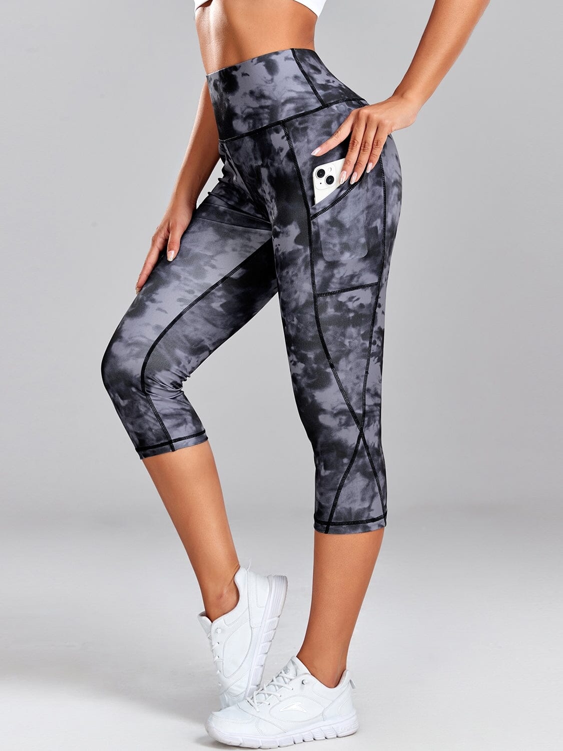 Legging Court Tie Dye Poche Leggings Ultime Legging S