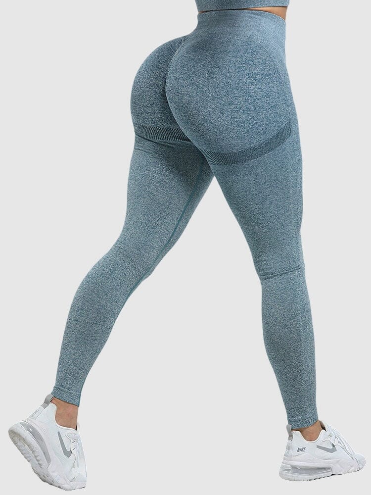 Legging Effet Push Up Sport Leggings Ultime Legging S Bleu grisé