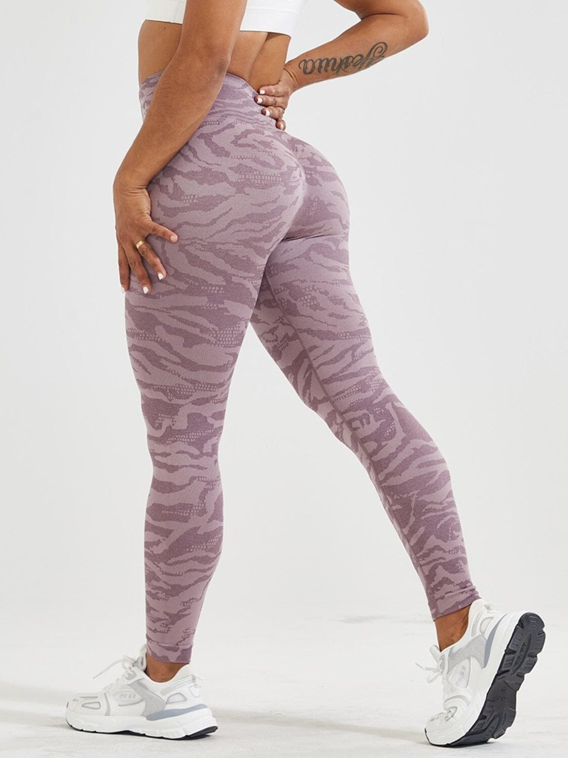 Legging Effet Seconde Peau Sport Leggings Ultime Legging S Violet