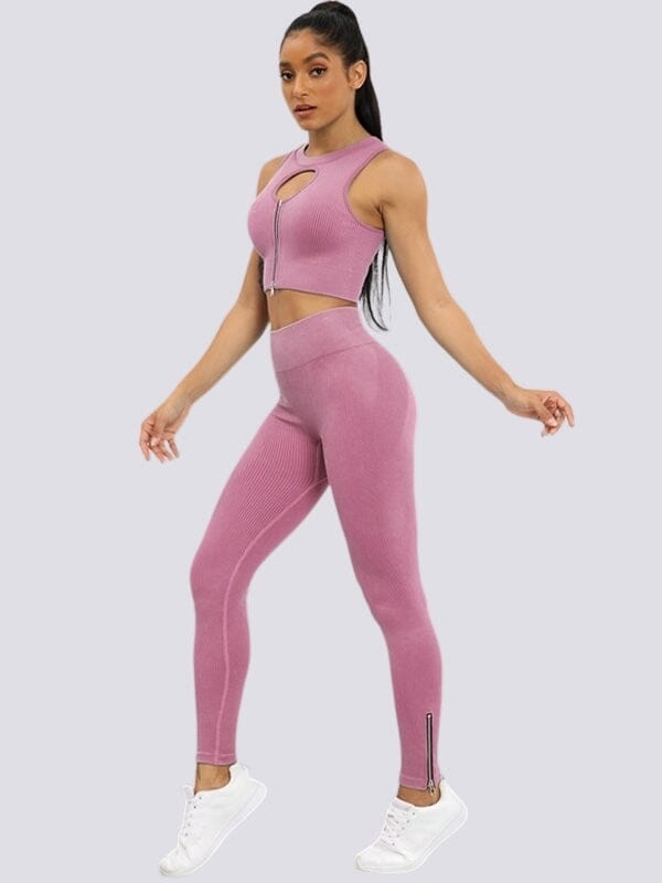 Legging et Brassière Sport, Ensemble Ensemble Sport Ultime Legging S Rose 