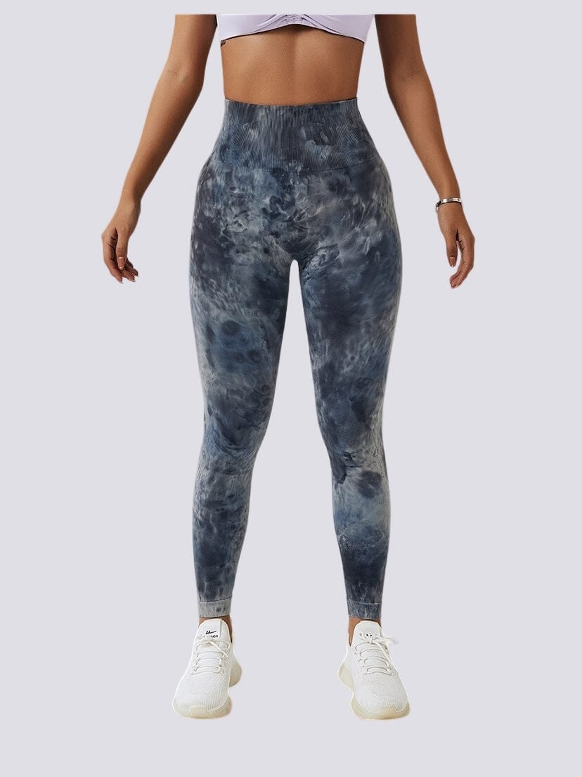 Urheiluohentavat fitnessleggingsit (push up)