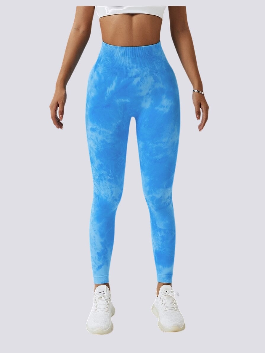 Urheiluohentavat fitnessleggingsit (push up)