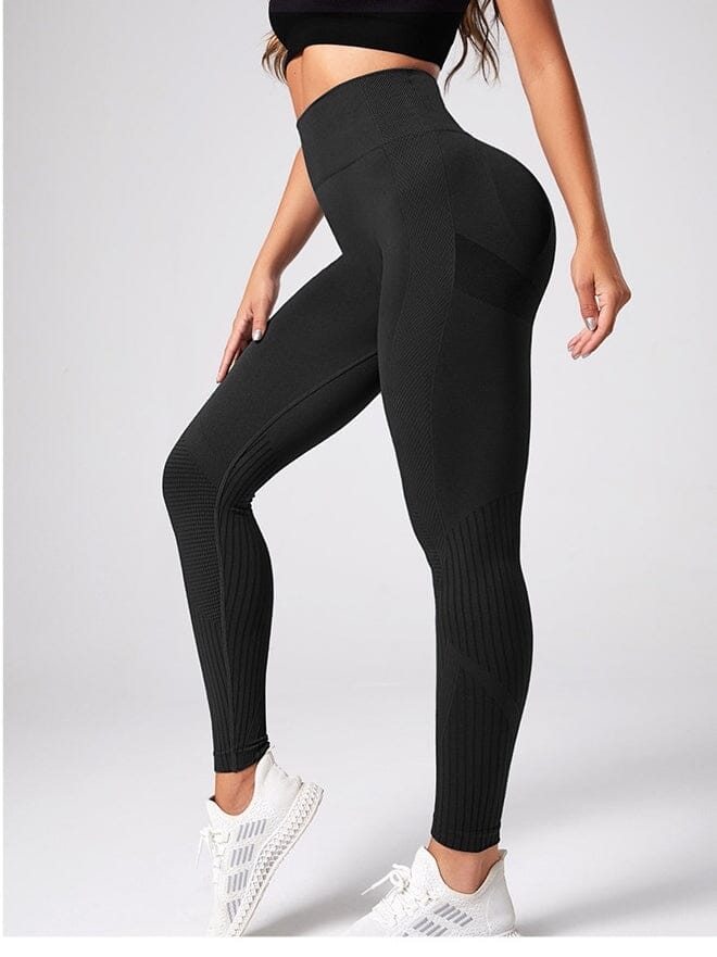 Legging Fitness Galbant Push Up Sans Couture Ultime Legging S Noir