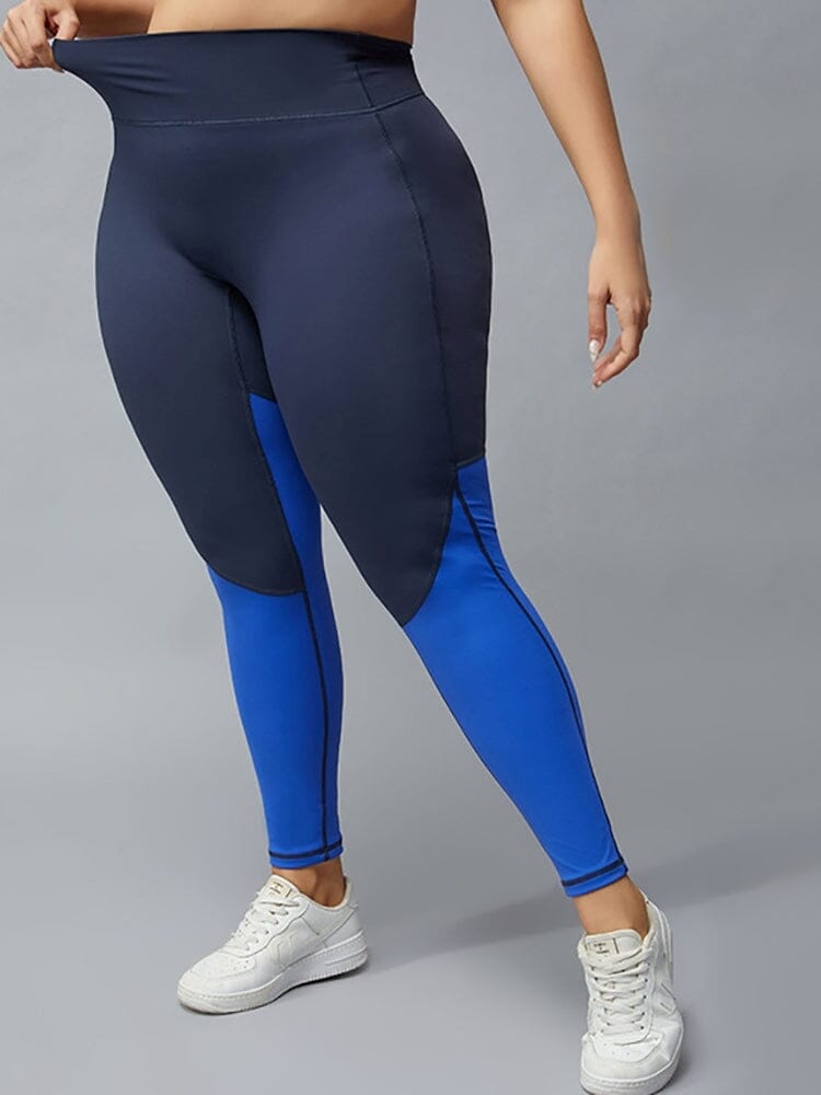 Legging Fitness Grande Taille Leggings Ultime Legging XL Bleu