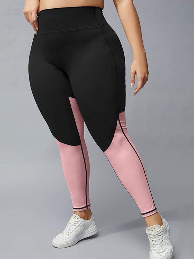 Legging Fitness Grande Taille Leggings Ultime Legging XL Rose