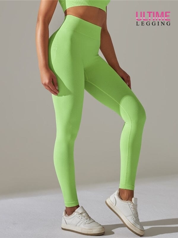 Legging Gainant Anti Cellulite (Push Up) - Ultime-Legging Ensemble Sport Ultime Legging S Vert clair