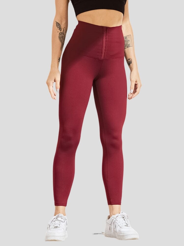 Legging Gainant Ventre Plat Leggings Ultime Legging S Bordeaux