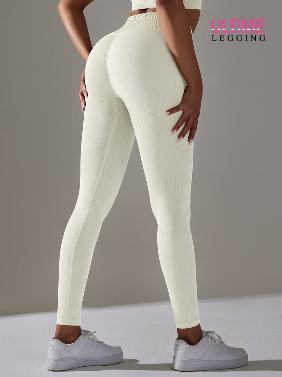 Legging Galbant Moulant - Suprem- Ultime-Legging Leggings Ultime Legging S Ivoire