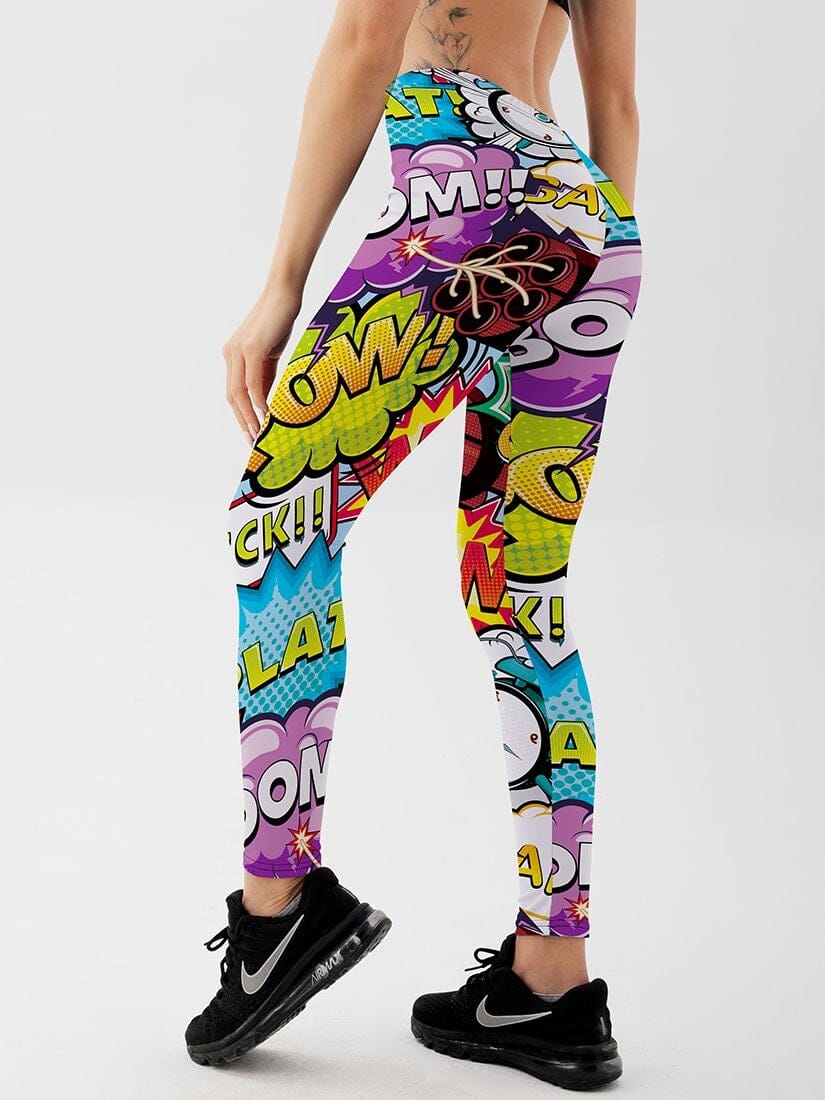 Legging Imprimé Cartoon Super Héro Leggings Ultime Legging S