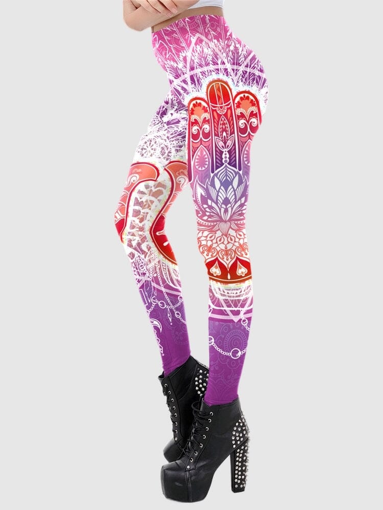 Legging Imprimé Mandala Leggings Ultime Legging S