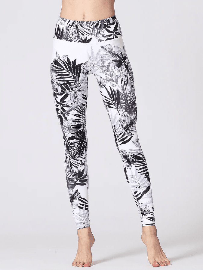 Legging Imprimé Tropical Leggings Ultime Legging S