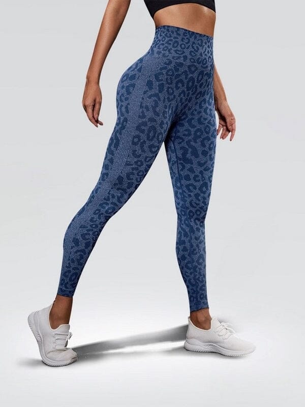 Legging Leopard Sport Ultime Legging S Bleu