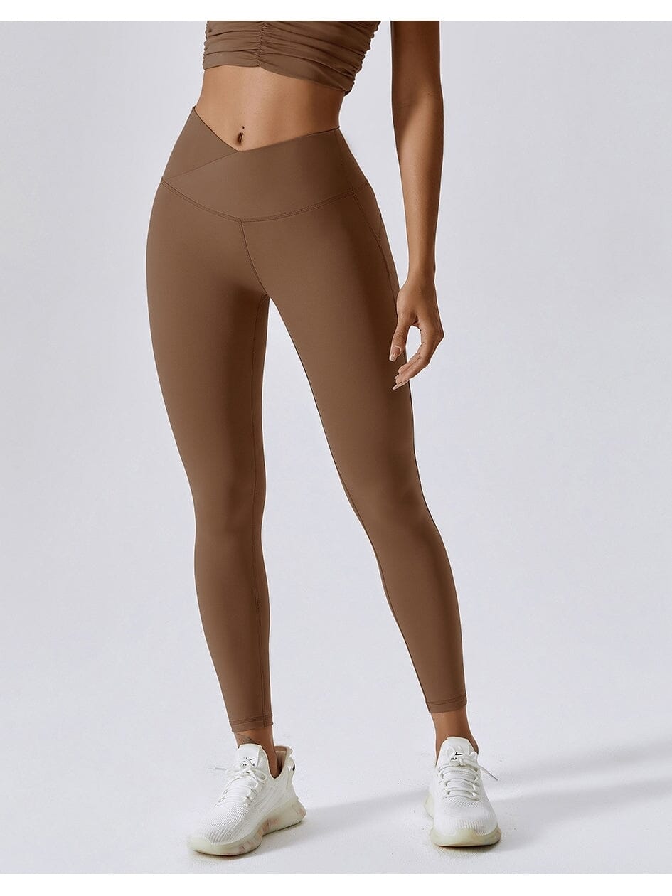 Legging Liftant Taille Haute Ultime-Legging S Marron