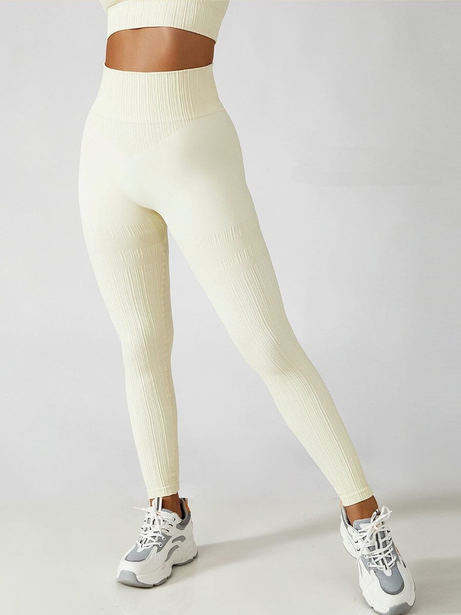 Legging Plissé Push Up Ultime Legging S Blanc