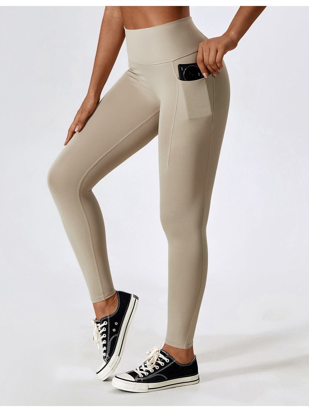 Legging Poche Gainant - Emma Leggings Ultime Legging S Beige