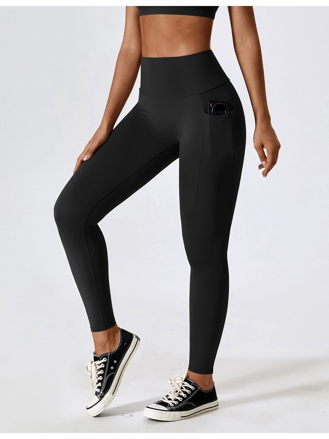 Legging Poche Gainant - Emma Leggings Ultime Legging S Noir