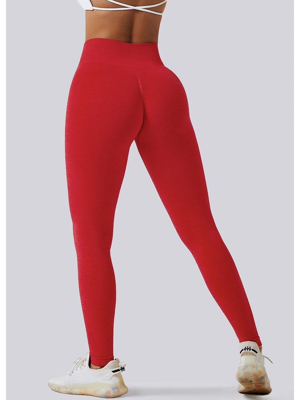 Legging Push Up Moulant (Sans Couture) Leggings Ultime Legging S Rouge