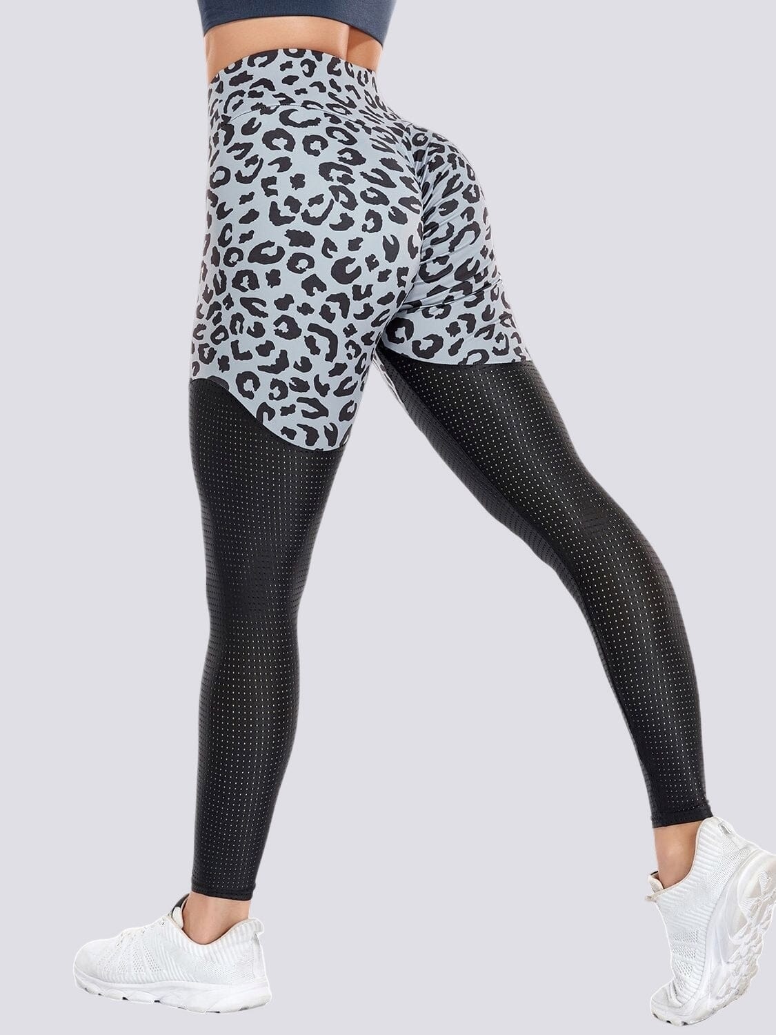 Legging Respirant Sport Sans Couture Push Up - Léopard Ultime Legging S