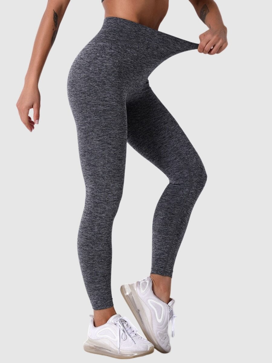 Legging Sans Couture Taille Haute Leggings Ultime Legging S Gris