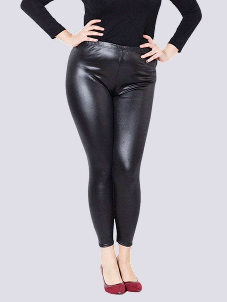 Legging Simili Cuir Grande Taille Leggings Ultime Legging L