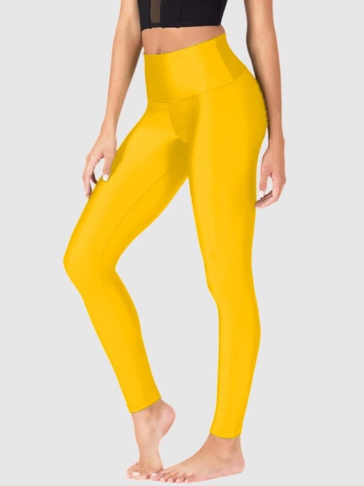 Legging Sport Brillant Leggings Ultime Legging XS Jaune