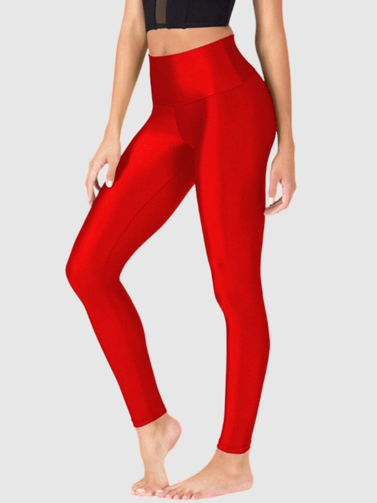 Legging Sport Brillant Leggings Ultime Legging XS Rouge