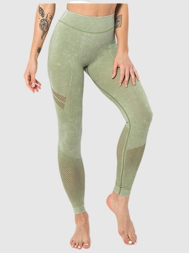 Legging Sport Ceinture Haute Leggings Ultime Legging S Vert