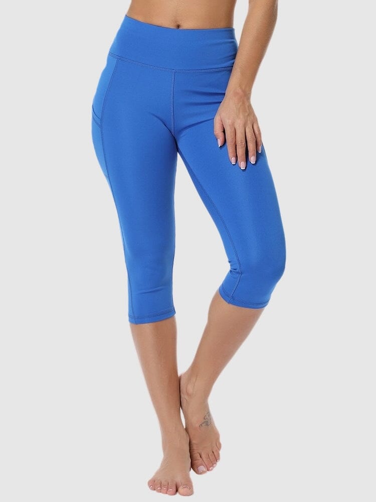 Legging Sport Court Poches Leggings Ultime Legging S Bleu