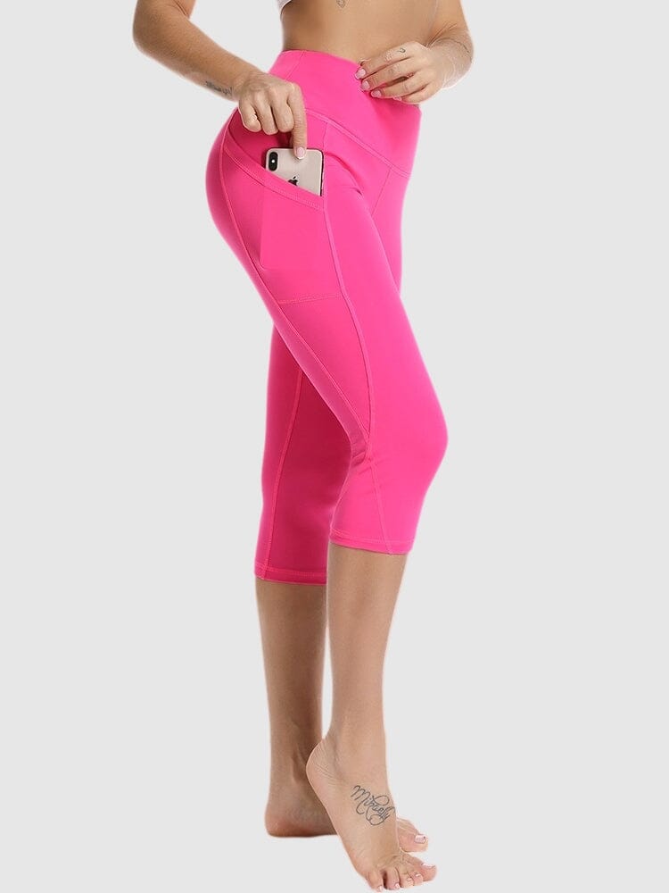 Legging Sport Court Poches Leggings Ultime Legging S Rose