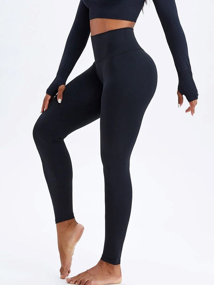 Legging Sport Effet Push Up Leggings Ultime Legging : Legging Femme | Vêtements de Sport S Noir