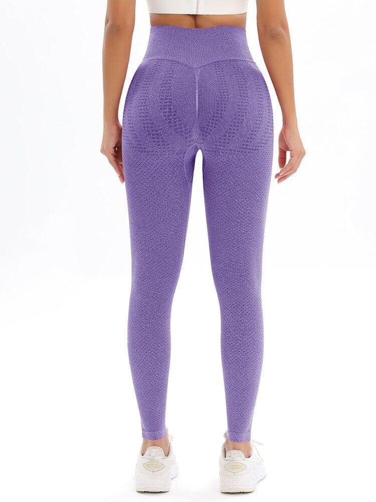 Legging Sport Push Up Ceinture Haute Leggings Ultime Legging : Legging Femme | Vêtements de Sport S Violet