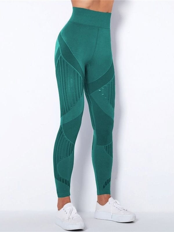 Legging Sport Respirant Leggings Ultime Legging : Legging Femme | Vêtements de Sport XS Vert