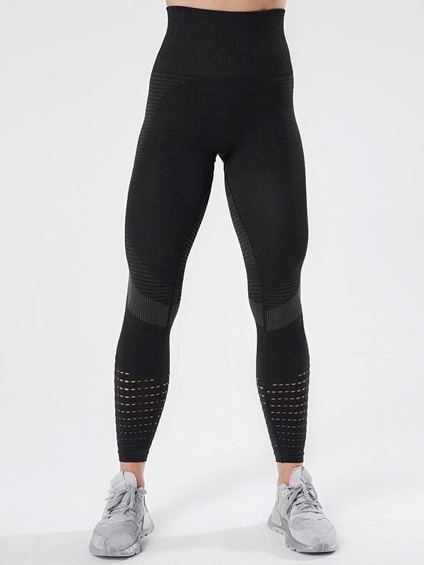 Legging Sport Sculptant Sans Couture Leggings Ultime Legging : Legging Femme | Vêtements de Sport S Noir