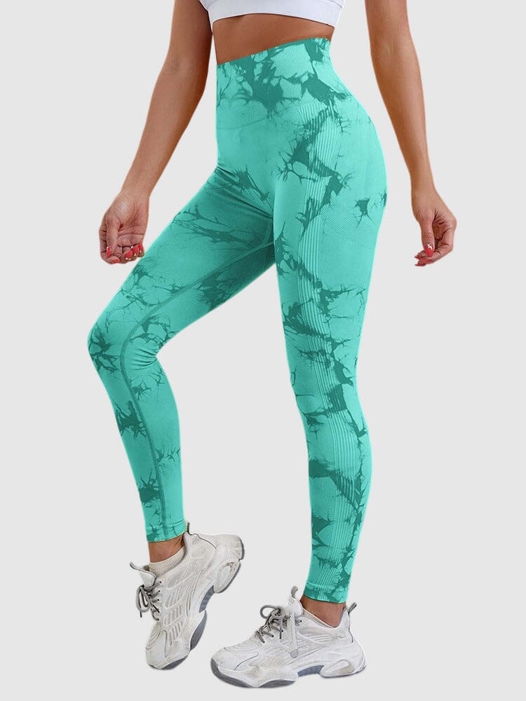 Legging Sport Teinté Push Up Sans Couture Ultime Legging XS Turquoise