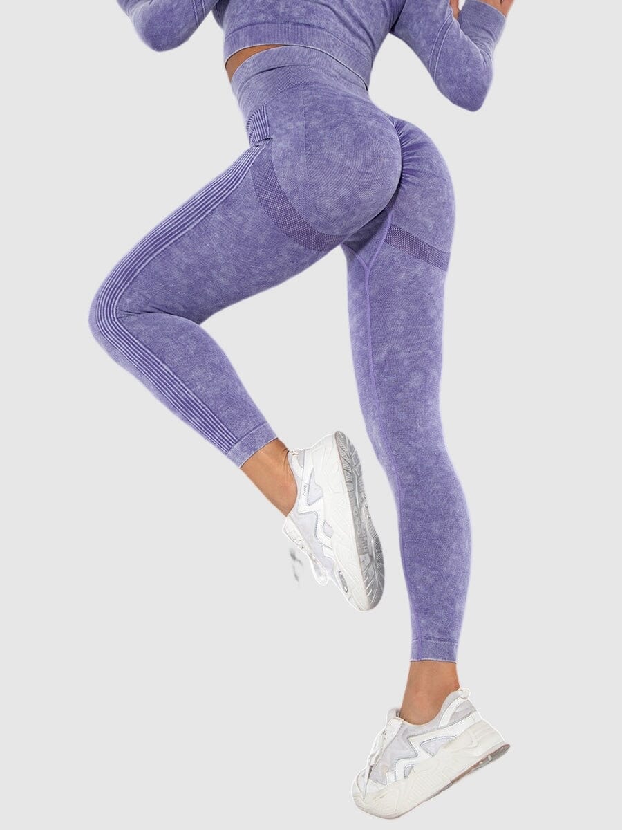 Legging Ventre Plat Push Up Sport Ultime Legging S Violet