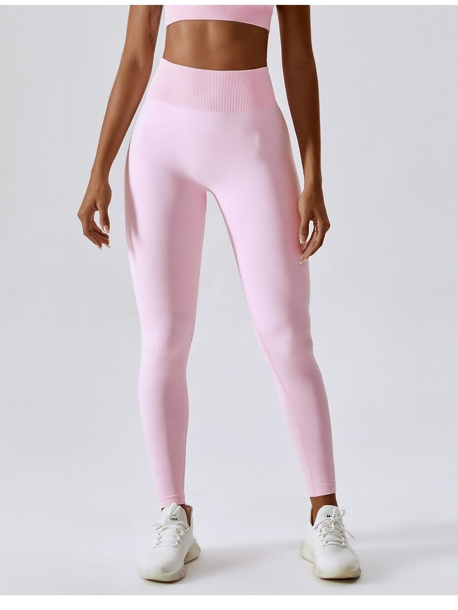 Legging Yoga Sans Couture, Sport Leggings Ultime Legging XS Rose 