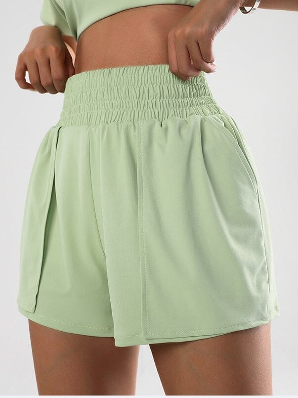 Short Coupe Large 2 en 1 Shorts Ultime Legging XS Vert