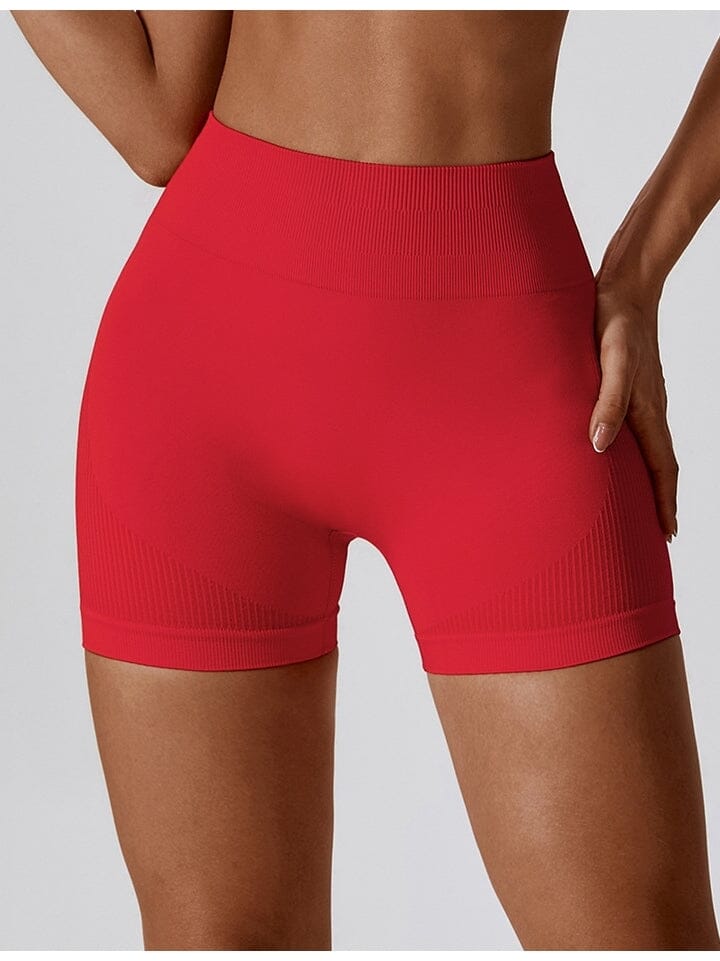 Short Sans Couture Push Up - Nexis™ Shorts Ultime Legging S Rouge