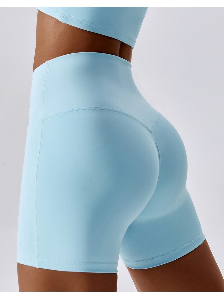 Short Sport Court Moulant Ultime Legging S Bleu clair